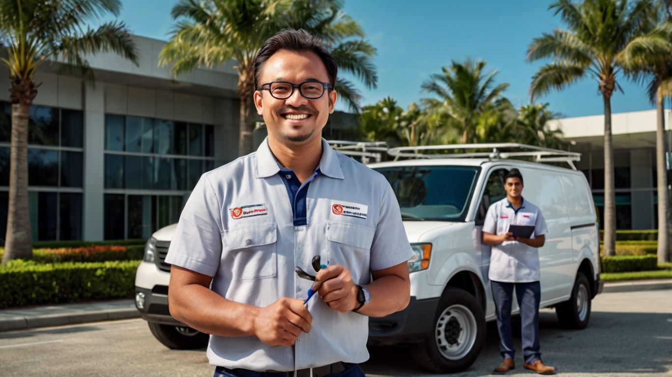 Residential AC unit maintenance
